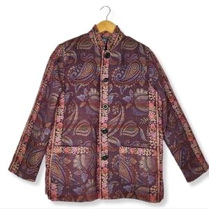 Vintage Purple Paisley Blazer